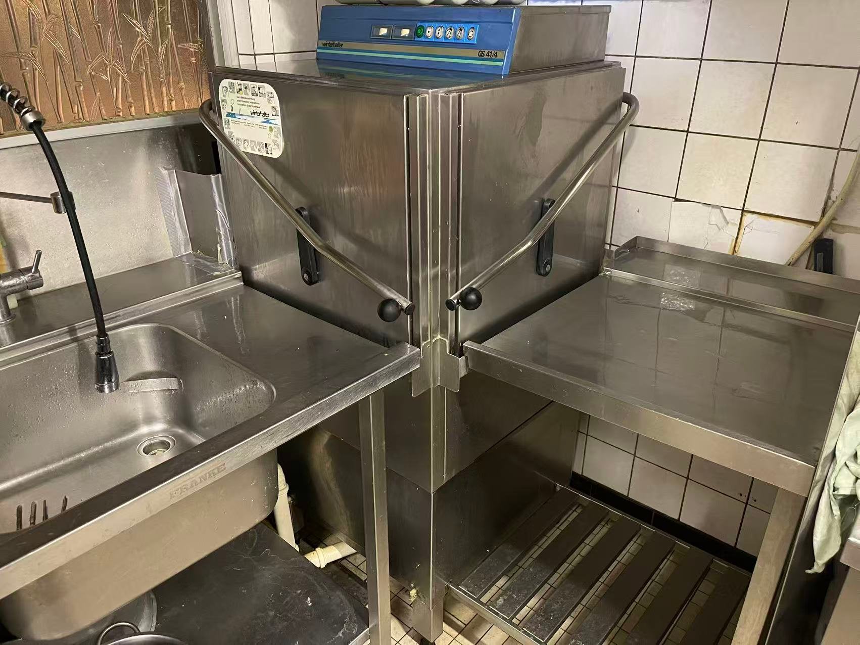 Vaatwasmachine winterhalter gs 41/4, Articles professionnels, Horeca | Équipement de cuisine, Enlèvement, Utilisé, Mobilier en inox