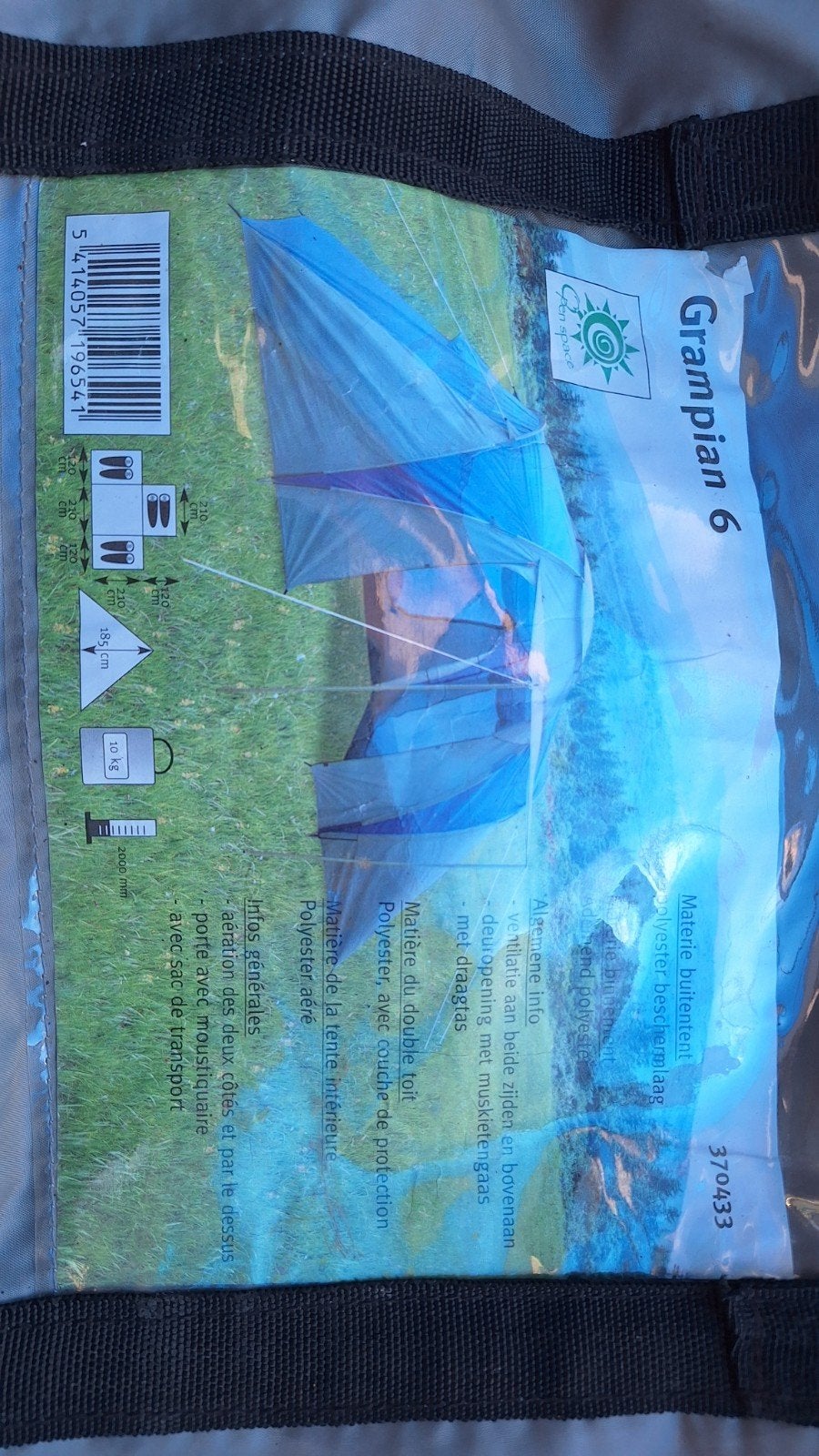 6 personen tent, Caravans en Kamperen, Windschermen, Ophalen, Gebruikt