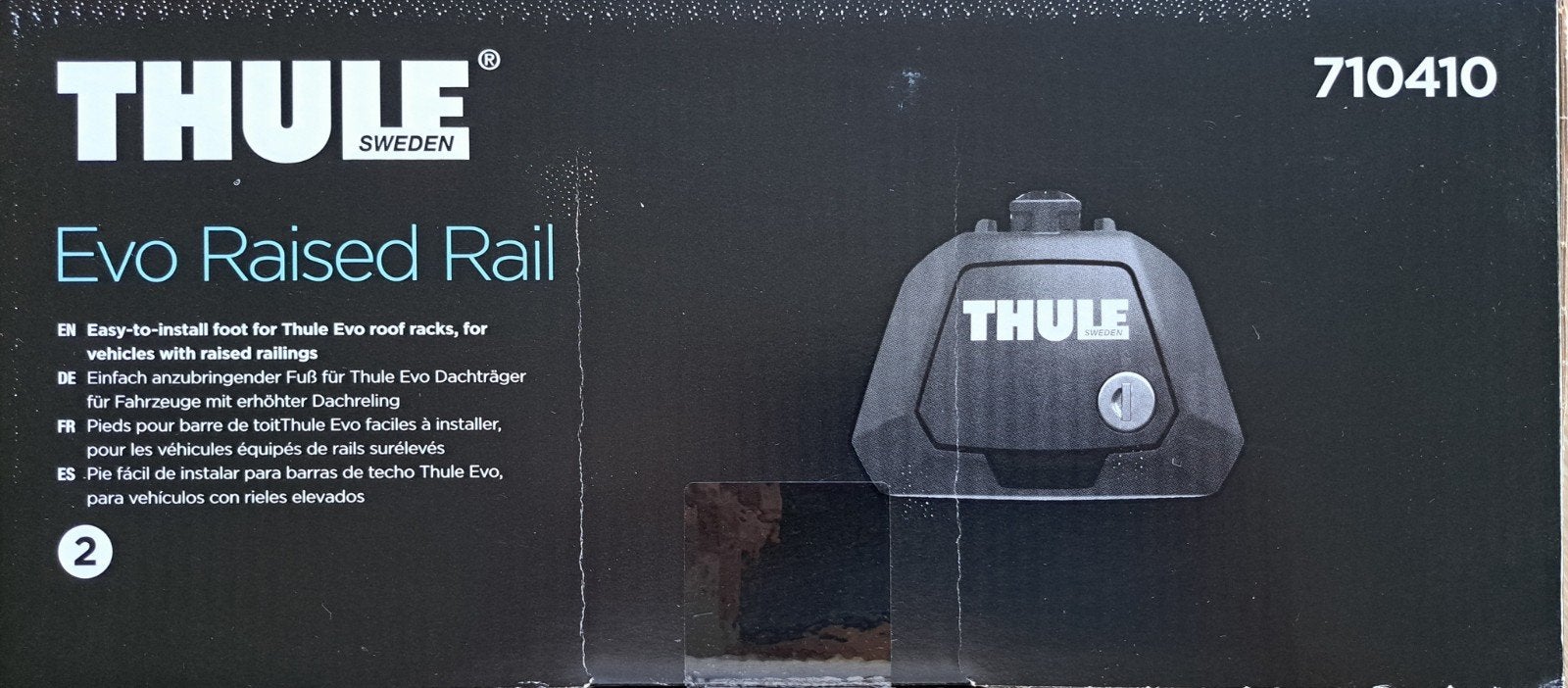 THULE voetjes 710410, Ophalen, Zo goed als nieuw