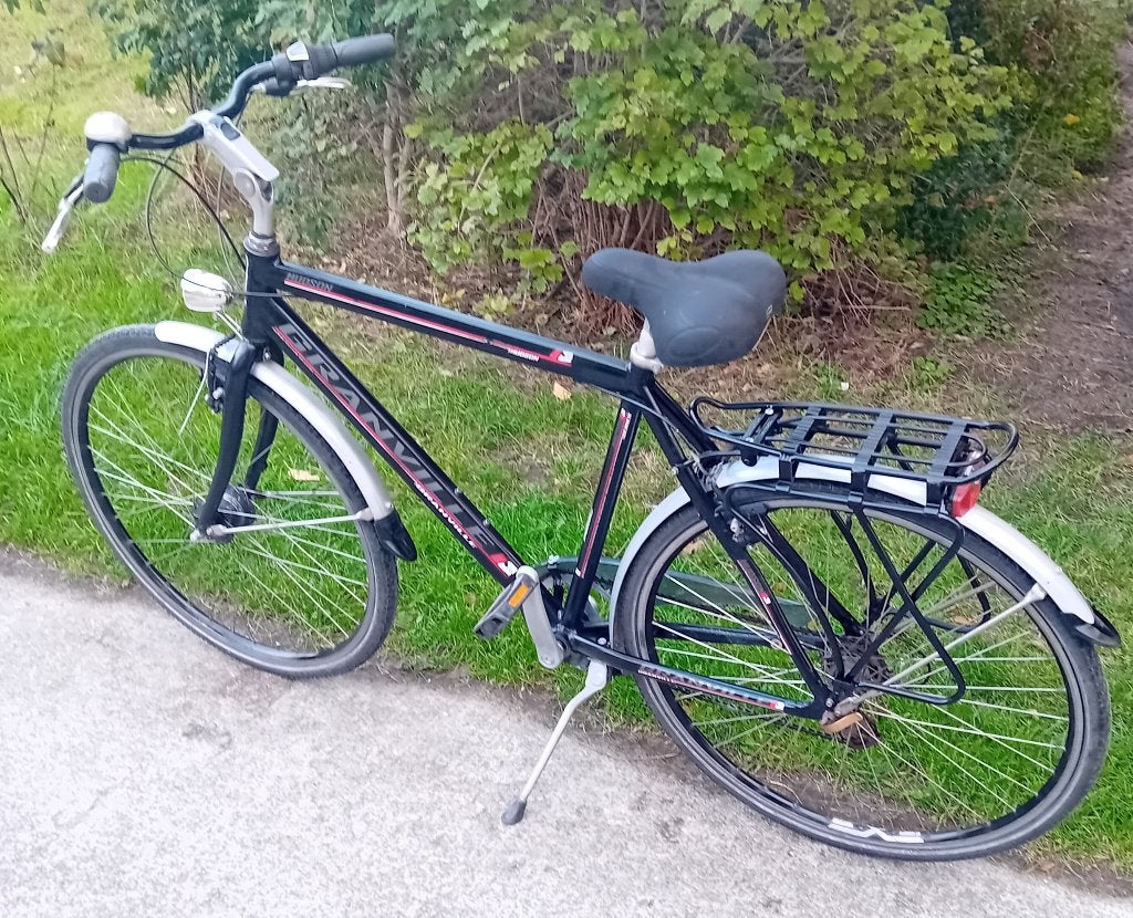 Herenfiets, Velgrem, Versnellingen, Zo goed als nieuw, Ophalen
