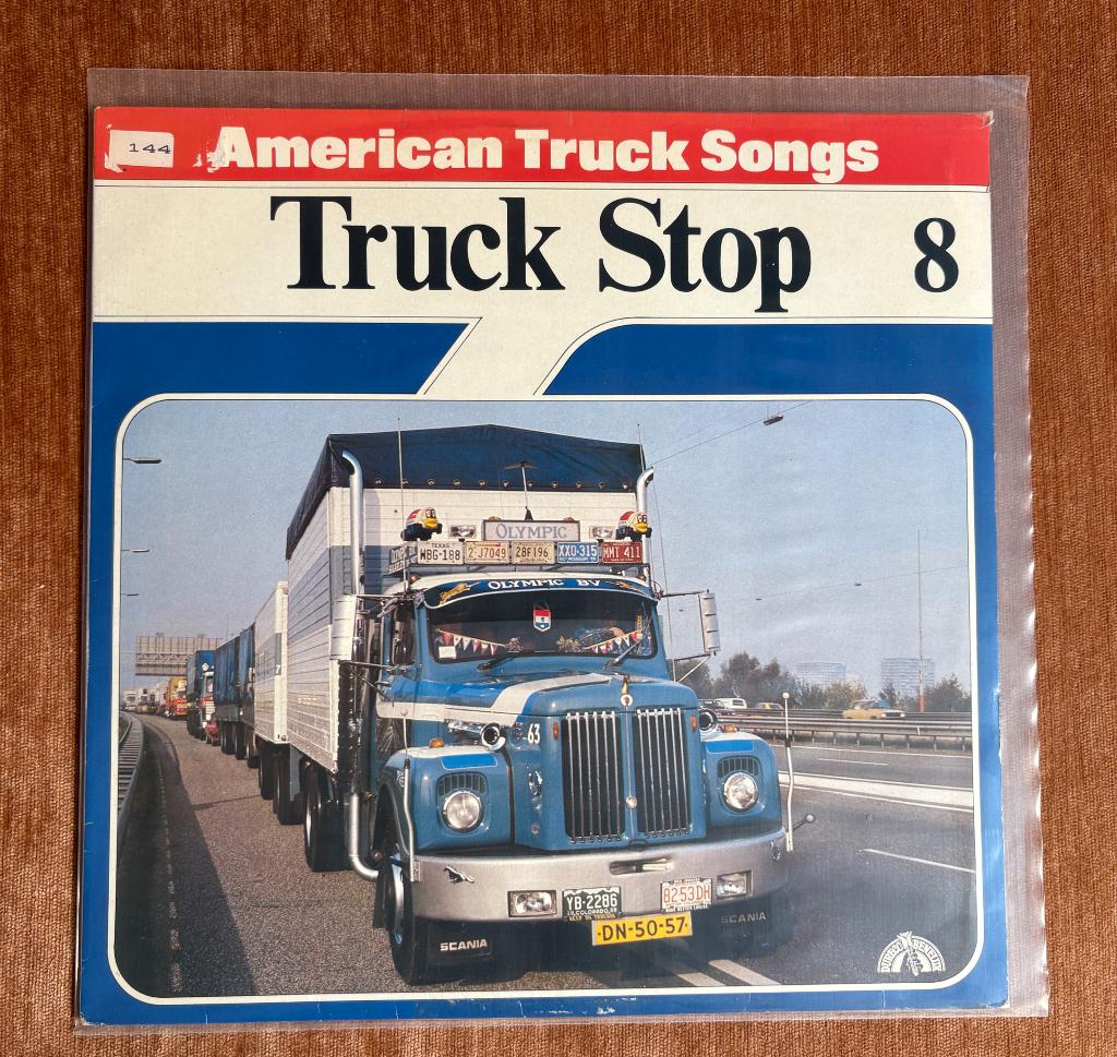 Truck Stop 8, American Truck Songs, Beschermende buitenhoes, Ophalen, Zo goed als nieuw, 12 inch