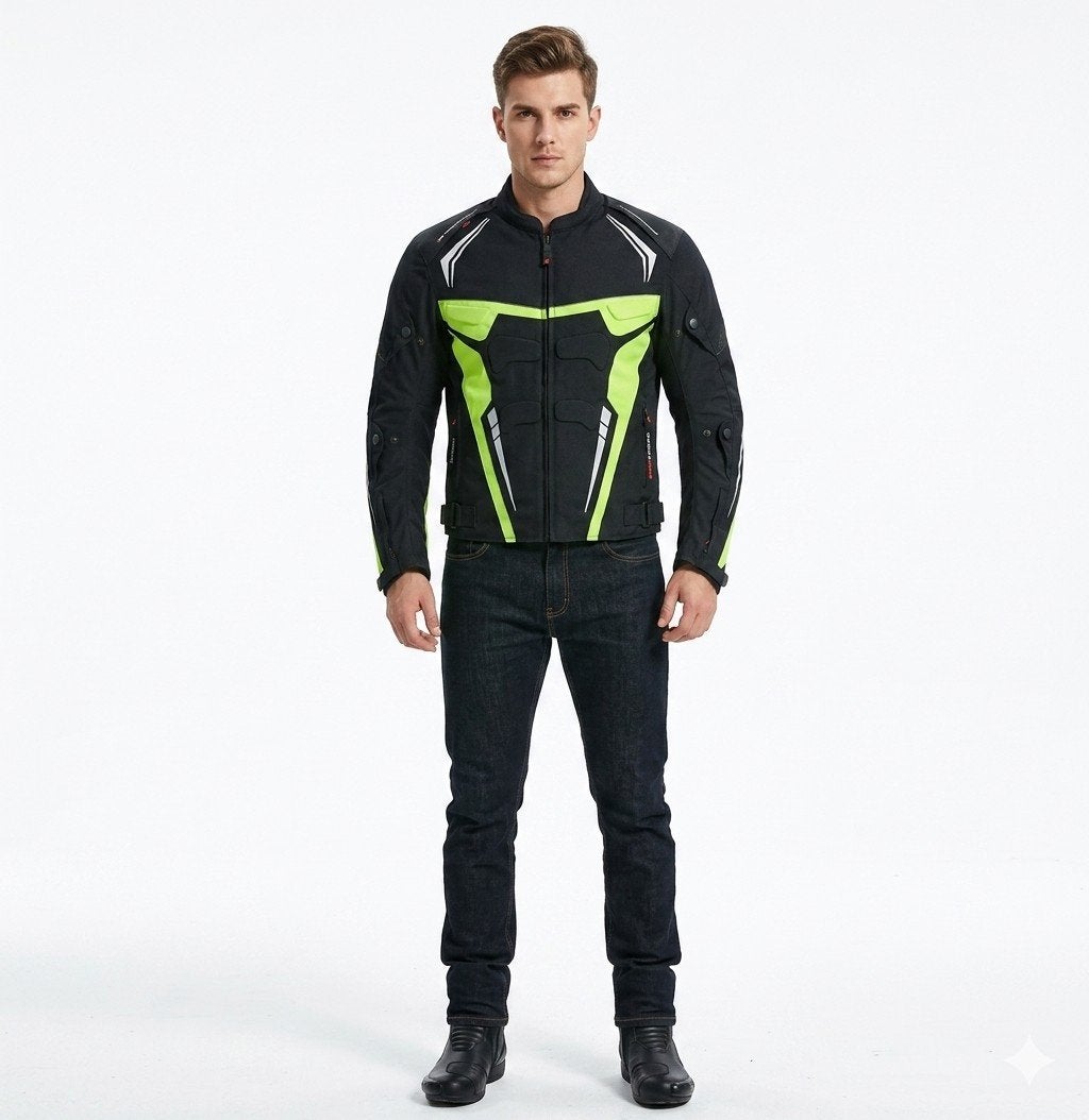 veste de Moto textile cordura 600D neuf CE protecteurs, Envoi, Neuf, avec ticket, Manteau | tissu