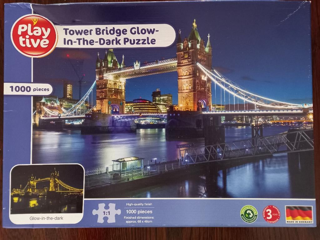 puzzel 1000 stuks, Hobby en Vrije tijd, Ophalen of Verzenden, 500 t/m 1500 stukjes, Gebruikt, Legpuzzel