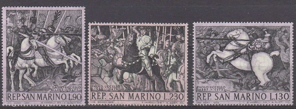 San Marino - Slag bij San Romano, Ophalen of Verzenden, Postfris