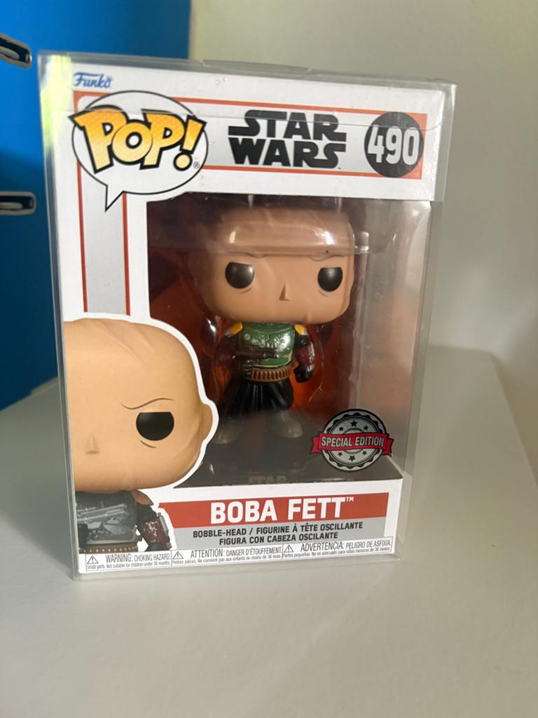 Funko pop Star Wars Boba Fett Unmasked 490 - Spécial Édition, Verzamelen, Ophalen of Verzenden, Nieuw, Actiefiguurtje