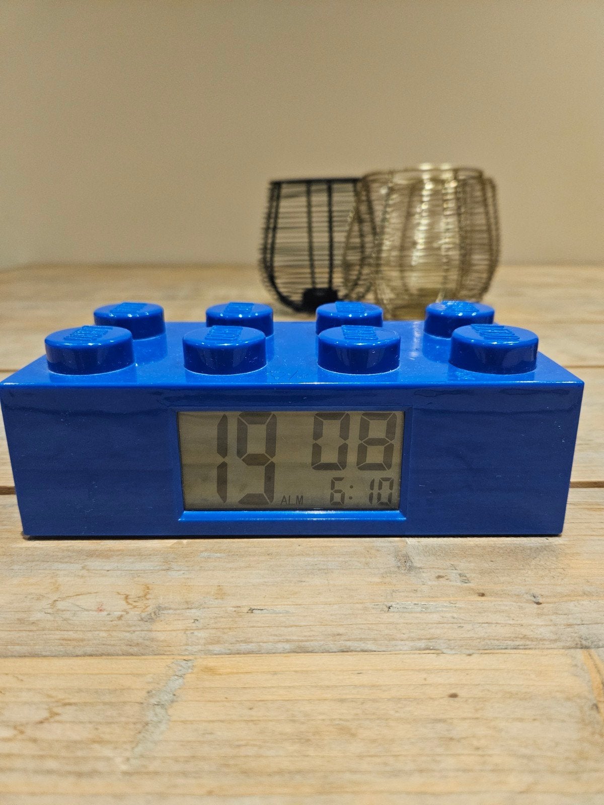 Réveil numérique original LEGO Blue Building Block, Enlèvement ou Envoi