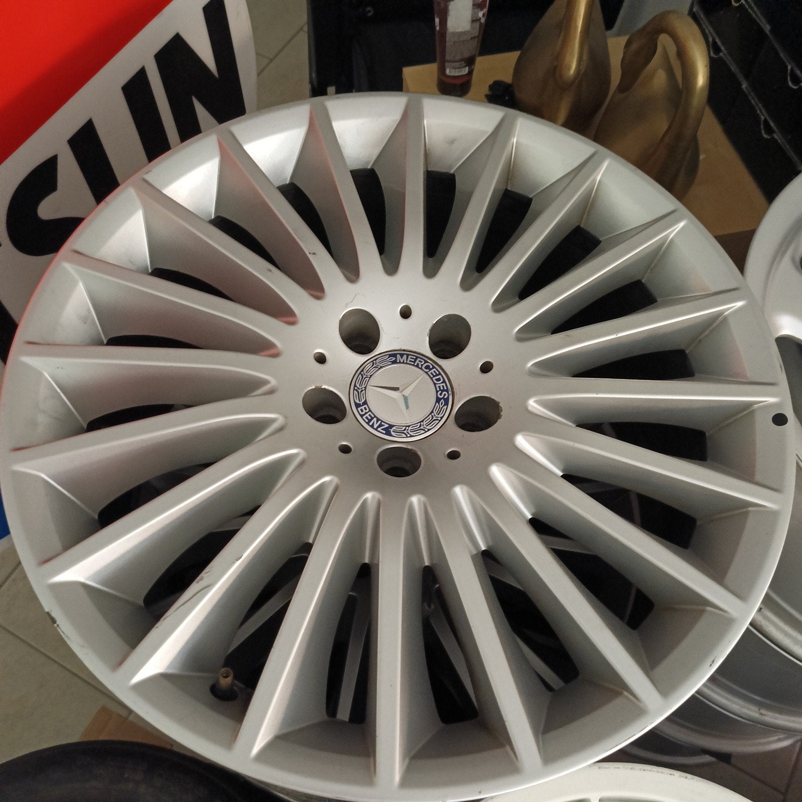 Mercedes S-klasse W222 - Velgen Originele 19inch Breedset, Auto-onderdelen, Banden en Velgen, Ophalen, Gebruikt, 19 inch, Velg(en)