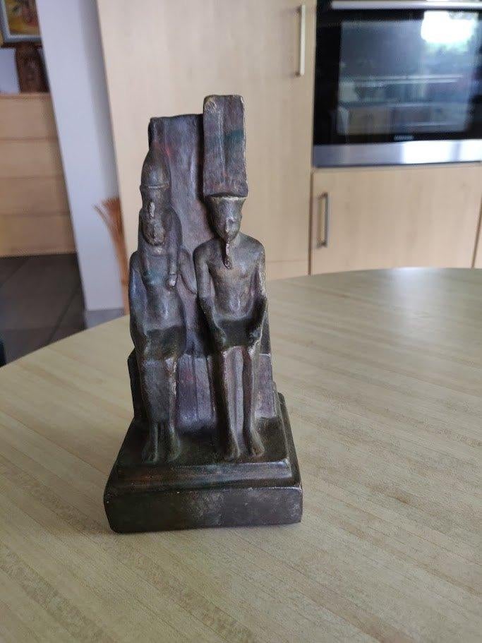 Egyptisch Beeld   en  Boedha Beeldje., Antiek en Kunst, Ophalen of Verzenden