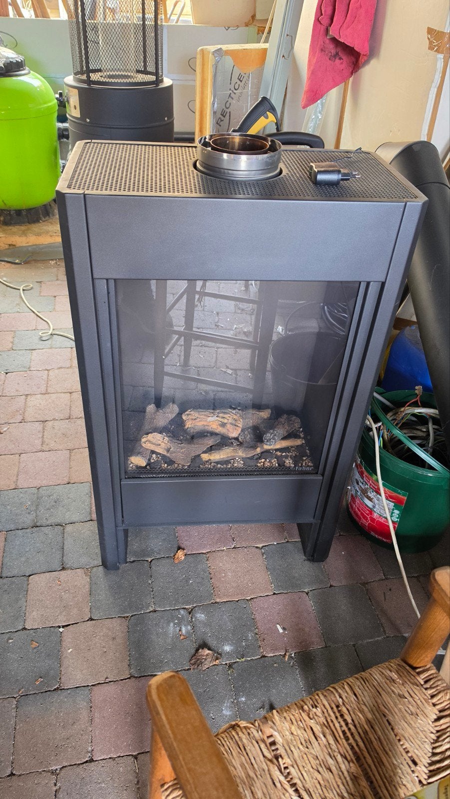 Faber Gas haard, Huis en Inrichting, Ophalen, Gas