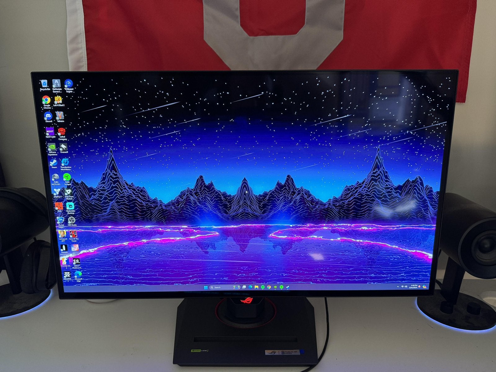Asus 240Hz OLED utilisé depuis environ 1 mois, Informatique & Logiciels, Moniteurs, Enlèvement ou Envoi, Comme neuf, Gaming