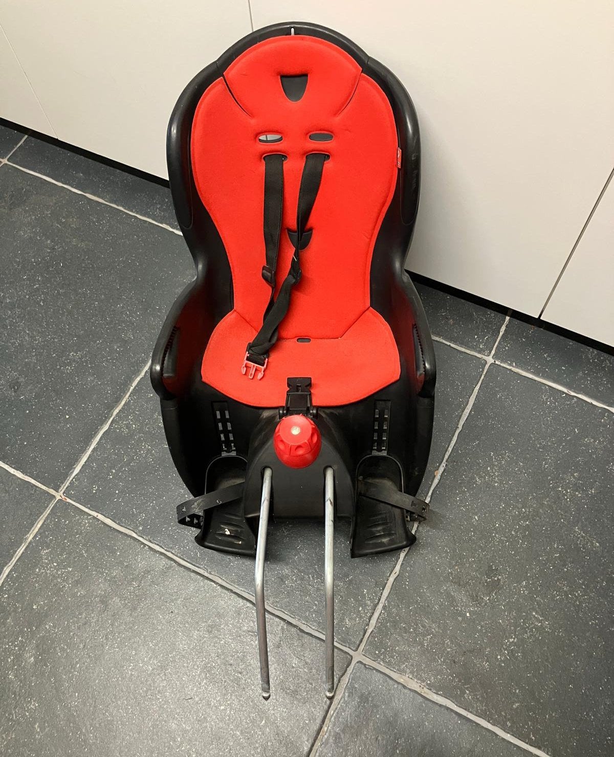 Kinderzitje, beugel hamax, Ophalen, Gebruikt, Achterzitje, Voetsteuntjes