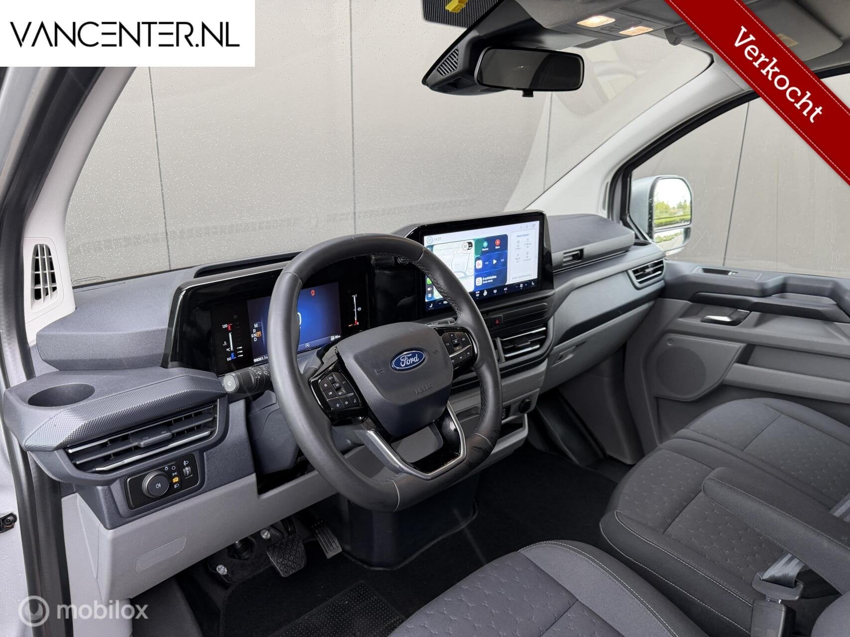Ford Transit Custom 2.0 TDCI 185PK Automaat AWD L1 Carplay, Autos, Argent ou Gris, Achat, Euro 6, Entreprise