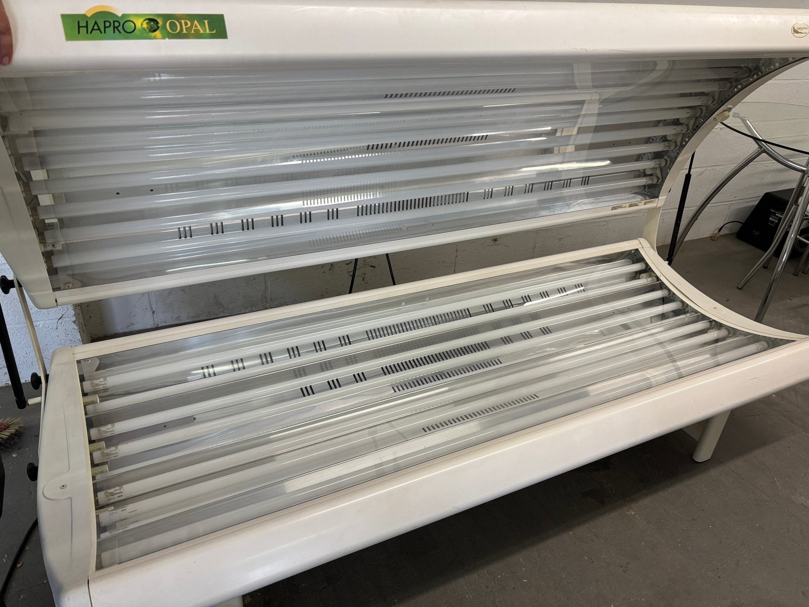 Banc solaire Hapro Opal (Cleo Effect), Enlèvement, Comme neuf, Banc solaire double
