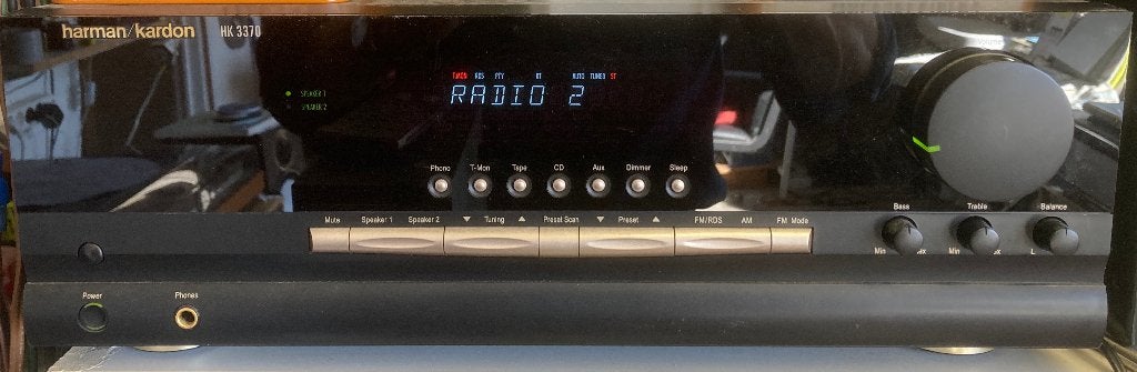 Receiver HK3370 Harman Kardon, Audio, Tv en Foto, Ophalen, Zo goed als nieuw, 60 tot 120 watt, Overige merken
