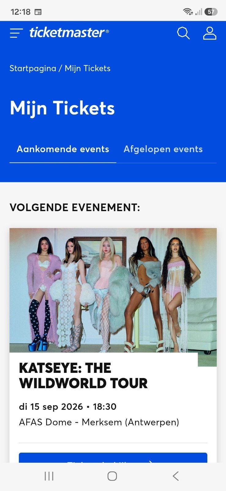 Katseye The Wildworld Tour AFAS Dome 15/9 ticket, Septembre