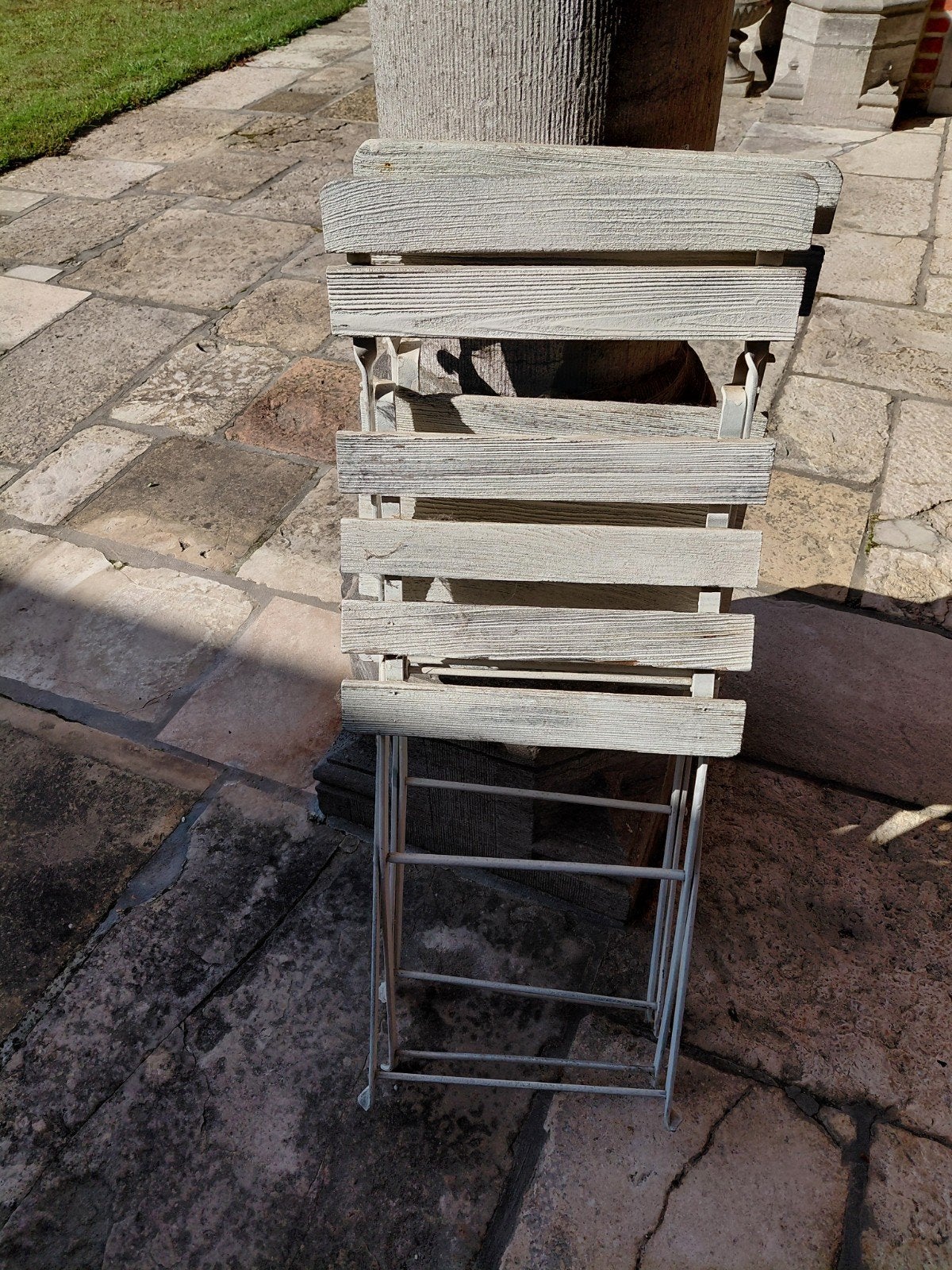 9 chaises de jardin, bon état, Enlèvement
