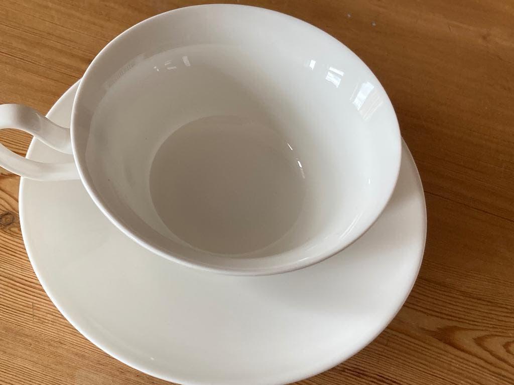Wedgwood Fine Bone China Theekop & Schotel, Neuf, Enlèvement ou Envoi, Wedgwood, Porcelaine