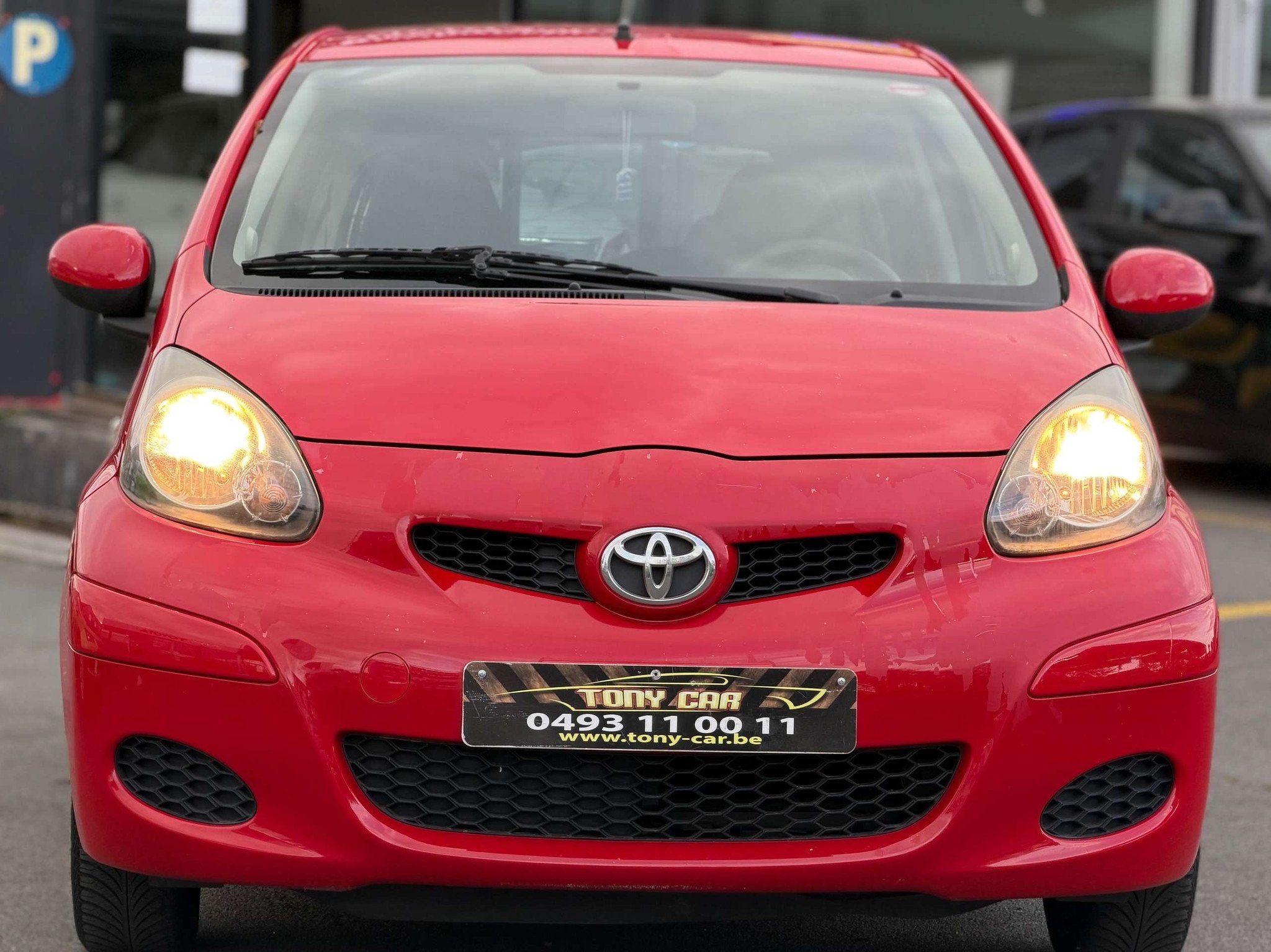 Toyota Aygo 1.0i VVT-i* contrôle technique, Rouge, Achat, Boîte manuelle, Noir