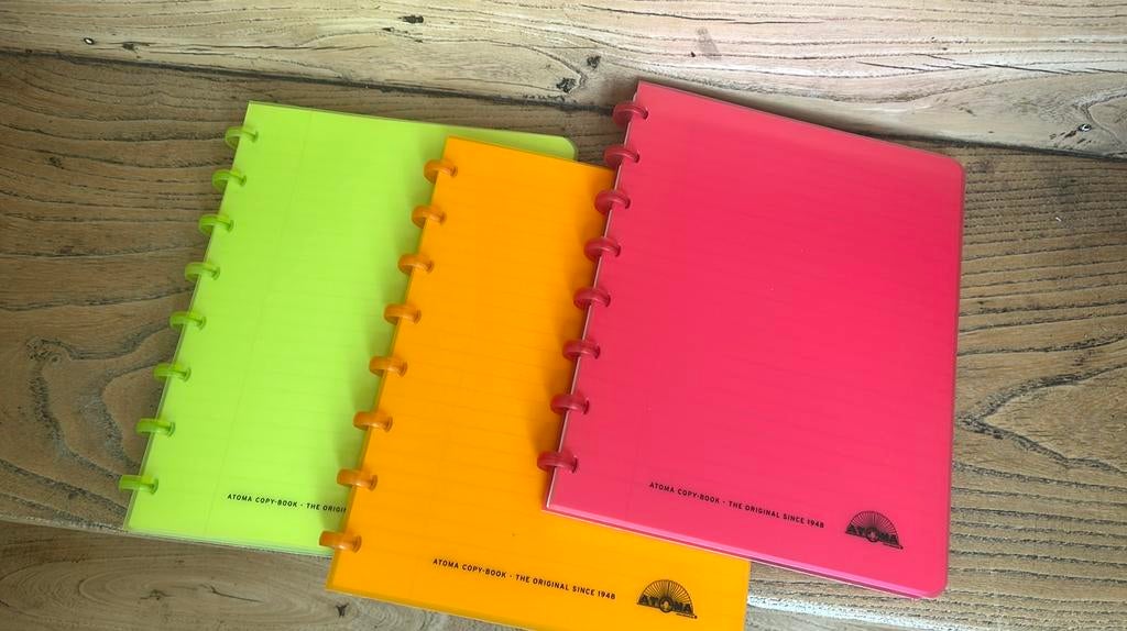 Atoma schriftjes gelijnd papier nieuw, Ophalen, Nieuw