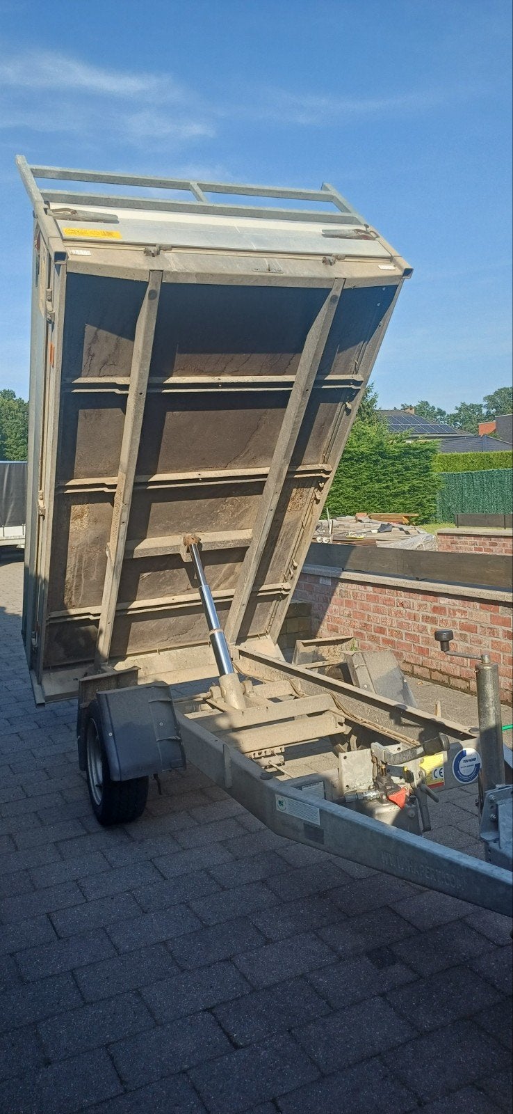 HAPERT AANHANGWAGEN KIPPER 2014, MTM 1500K b rijbewijs, Articles professionnels, Enlèvement