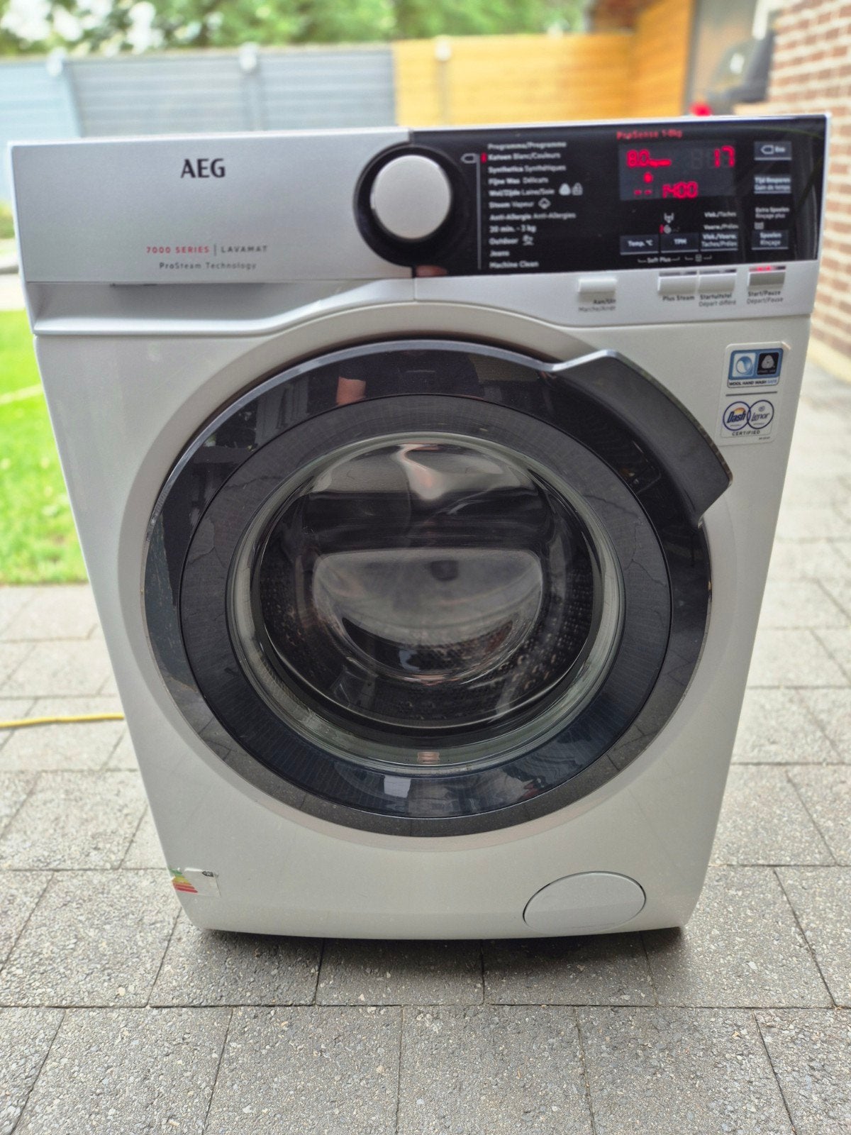 Machine à laver AEG série 7000 ProSteam 8 kg Très bon état, Enlèvement