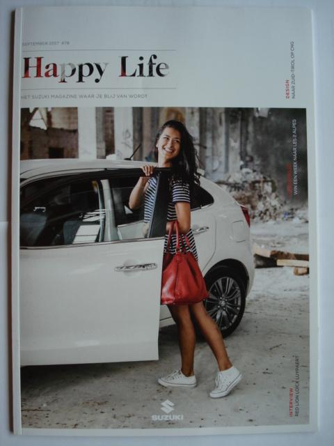 Suzuki Happy Life 78 september 2017 Vitara CNG/Baleno, Livres, Autos | Brochures & Magazines, Envoi, Comme neuf, Général