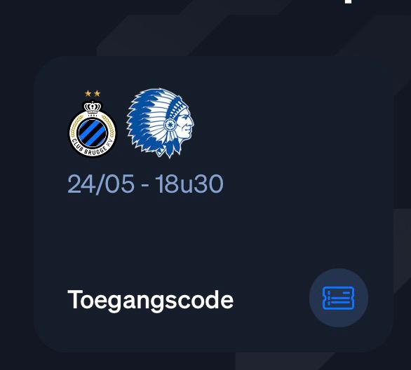 Ticket Club Brugge, Tickets en Kaartjes