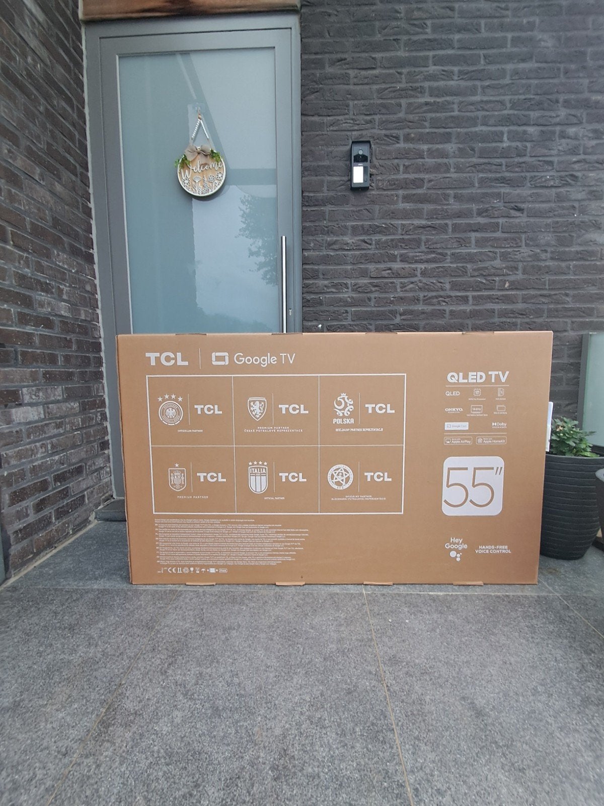Splinternieuwe TCL 55" QLED 4K Google TV – Gloednieuw i, Collections, Enlèvement, Comme neuf, TV