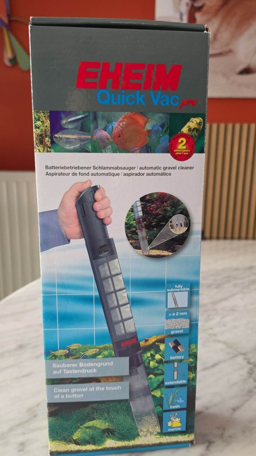 Eheim Quick Vac PRO, Ophalen, Eheim