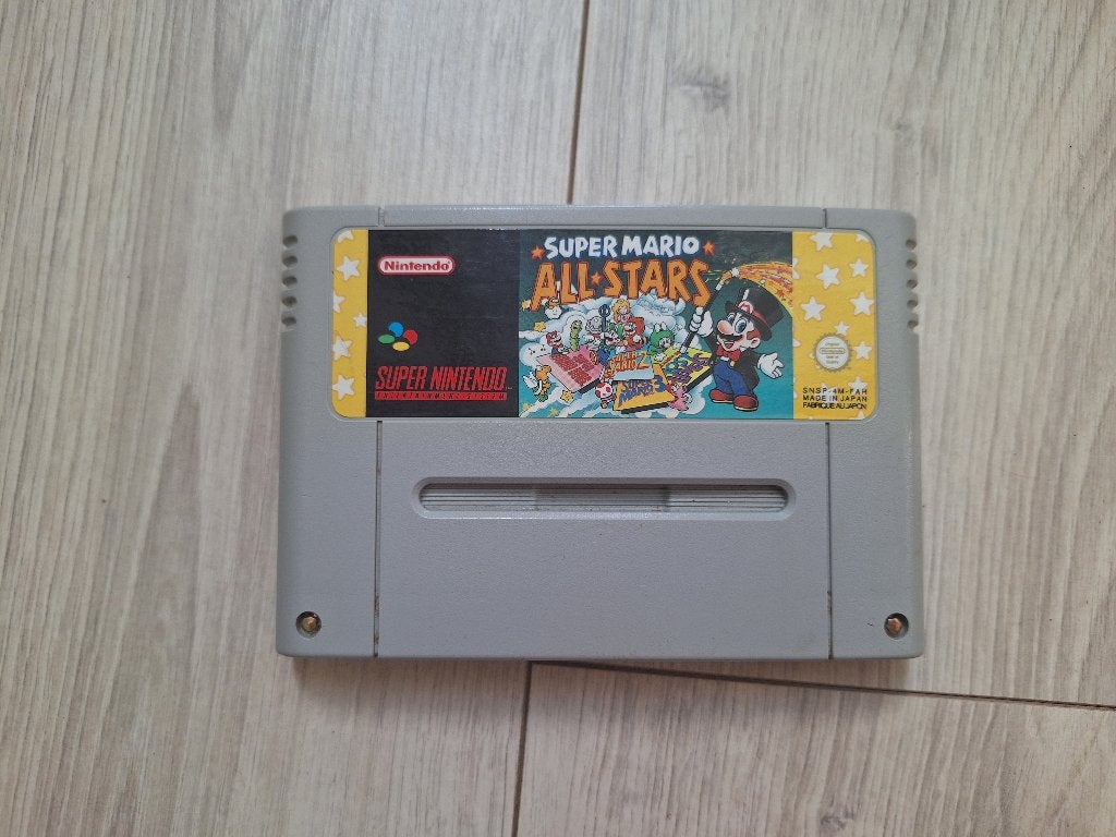Super Mario All-Stars voor de Super Nintendo (SNES), Games en Spelcomputers, 2 spelers, Eén computer, Ophalen of Verzenden, Zo goed als nieuw