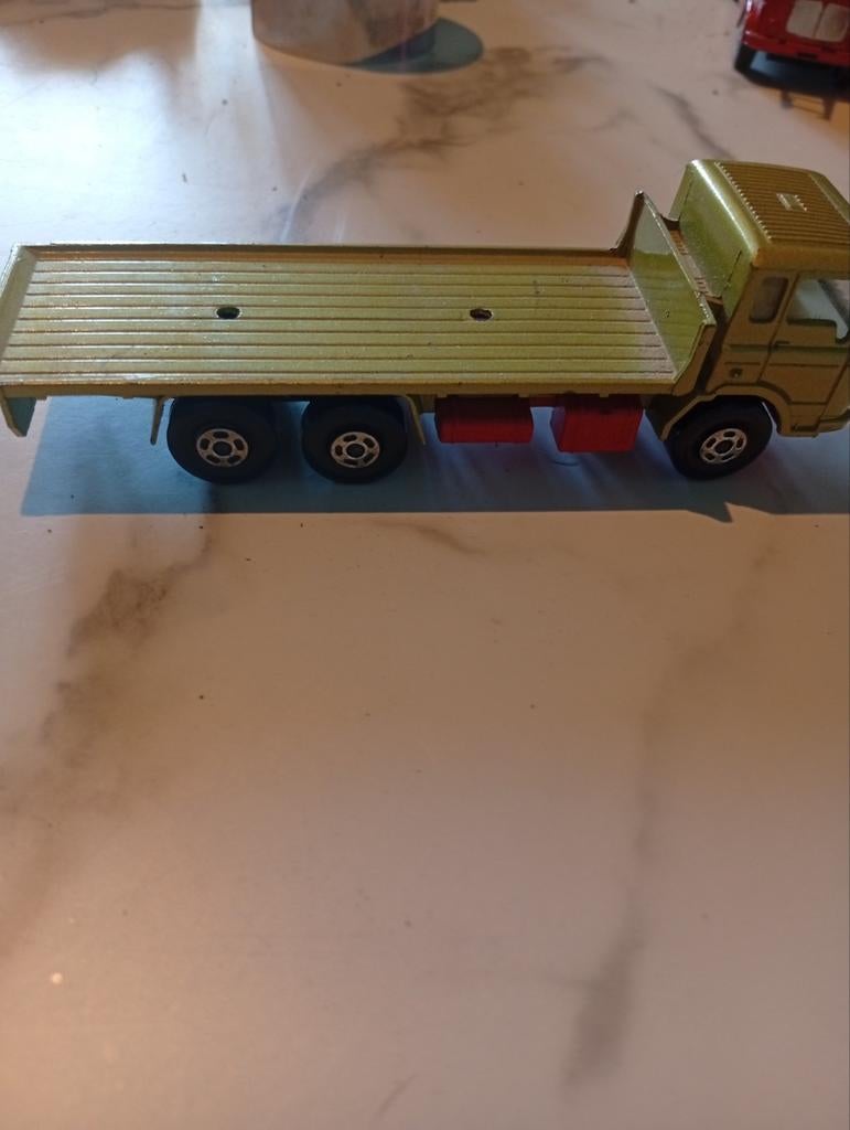 modèle Super Kings K-13 DAF Building Transporter, Hobby en Vrije tijd, Modelauto's | 1:50, Gebruikt, Bus of Vrachtwagen, Lesney