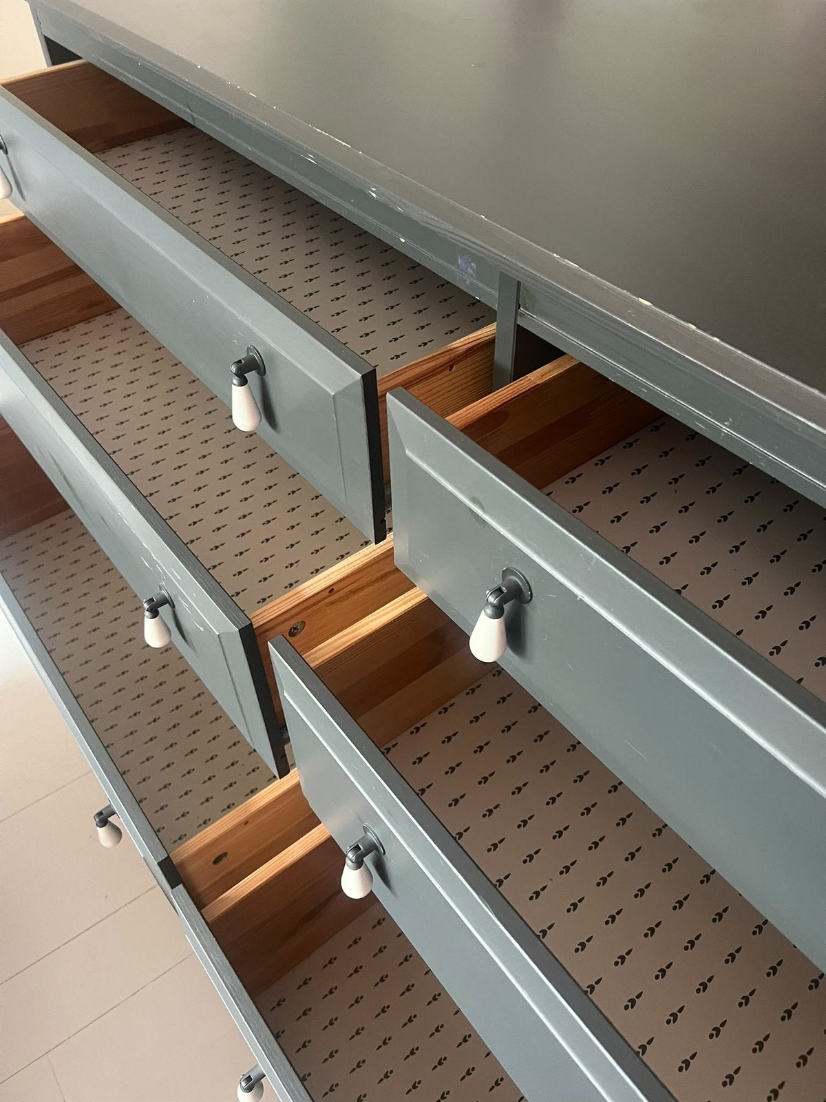 Commode Ikea Edland avec 6 tiroirs, Maison & Meubles, 5 tiroirs ou plus, Klassiek, Moins de 100 cm, 150 à 200 cm