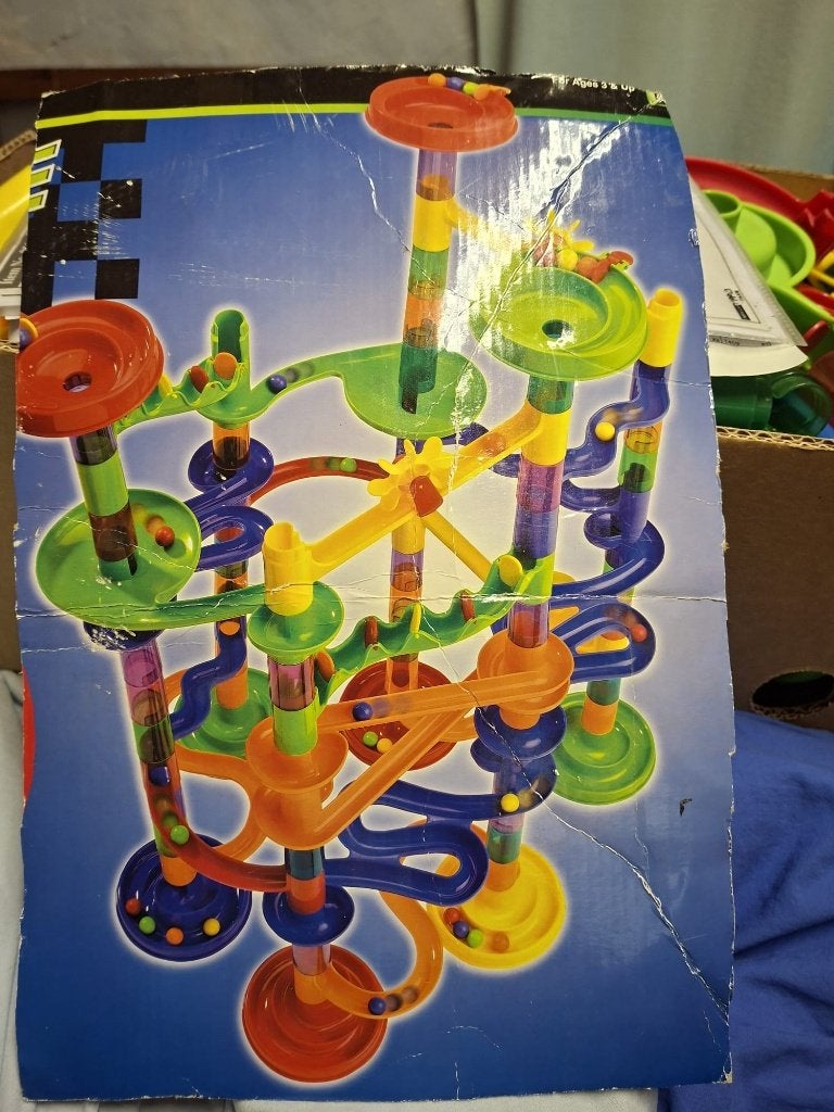Set van 2 knikkerbanen, Ophalen, Gebruikt, Knutselen