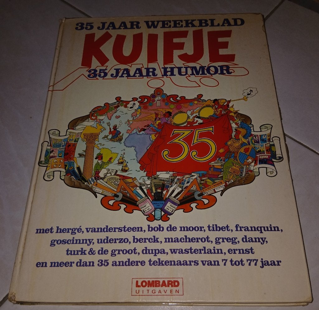 35 jaar weekblad kuifje, Boeken, Gelezen, Eén stripboek, Ophalen of Verzenden, Michel De Grand Ry