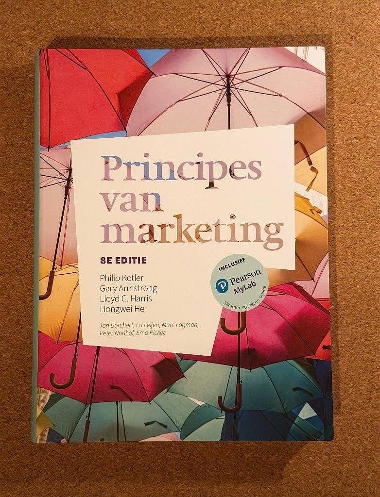 Principes van marketing (8e editie), Livres, Enlèvement ou Envoi, Philip Kotler; Gary Armstrong; Lloyd C. Harris; Hongwei He, Comme neuf