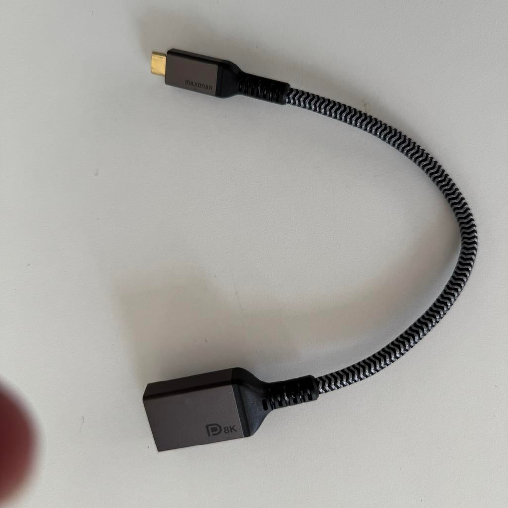 Adaptateur USB-C vers Displayport 8K/60 Hz, Enlèvement, Comme neuf