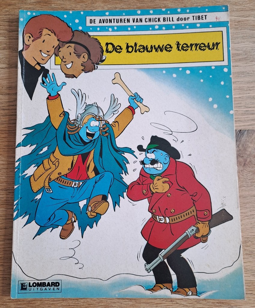 48 - De Avonturen van Chick Bill – De Blauwe Terreur, Boeken, Gelezen, Greg, Eén stripboek, Ophalen of Verzenden