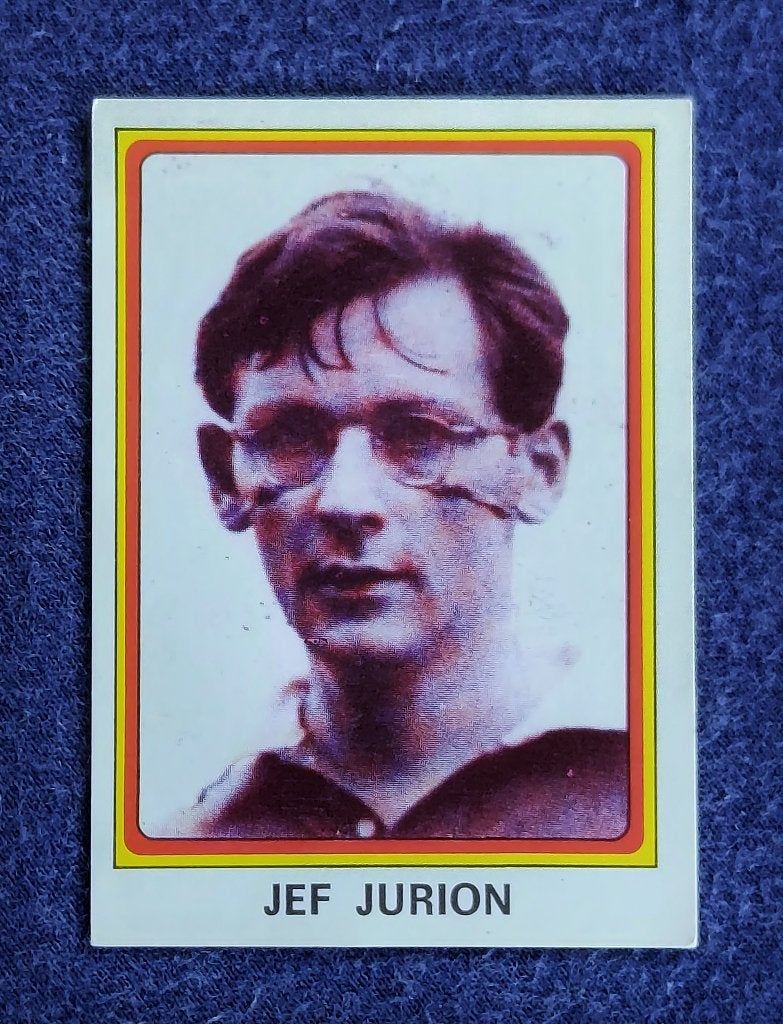 Panini sticker voetbal card ' FB 1978 - JEF JURION ', Verzamelen, Ophalen of Verzenden, Nieuw, Poster, Plaatje of Sticker