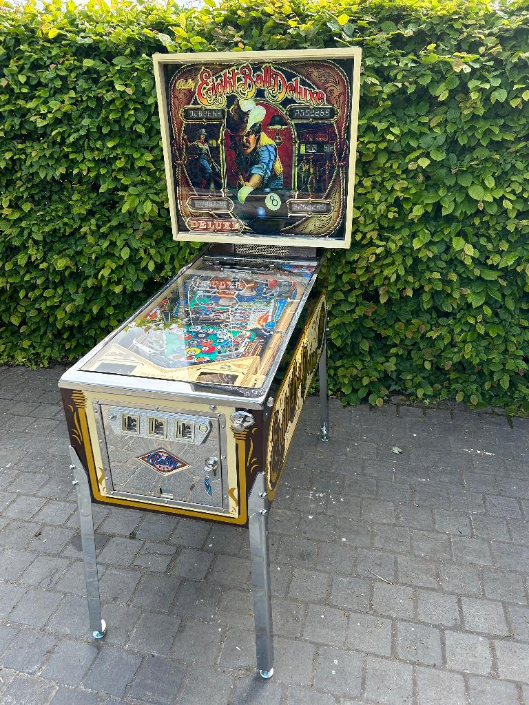 Flipperkast Bally Eight Ball Deluxe, Verzamelen, Automaten | Flipperkasten, Ophalen, Elektronisch, Bally, Zo goed als nieuw