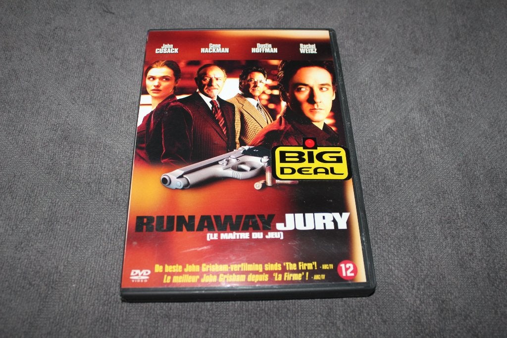 DVD Runaway Jury, CD & DVD, Enlèvement ou Envoi, Anglais, Néerlandais, Autres genres
