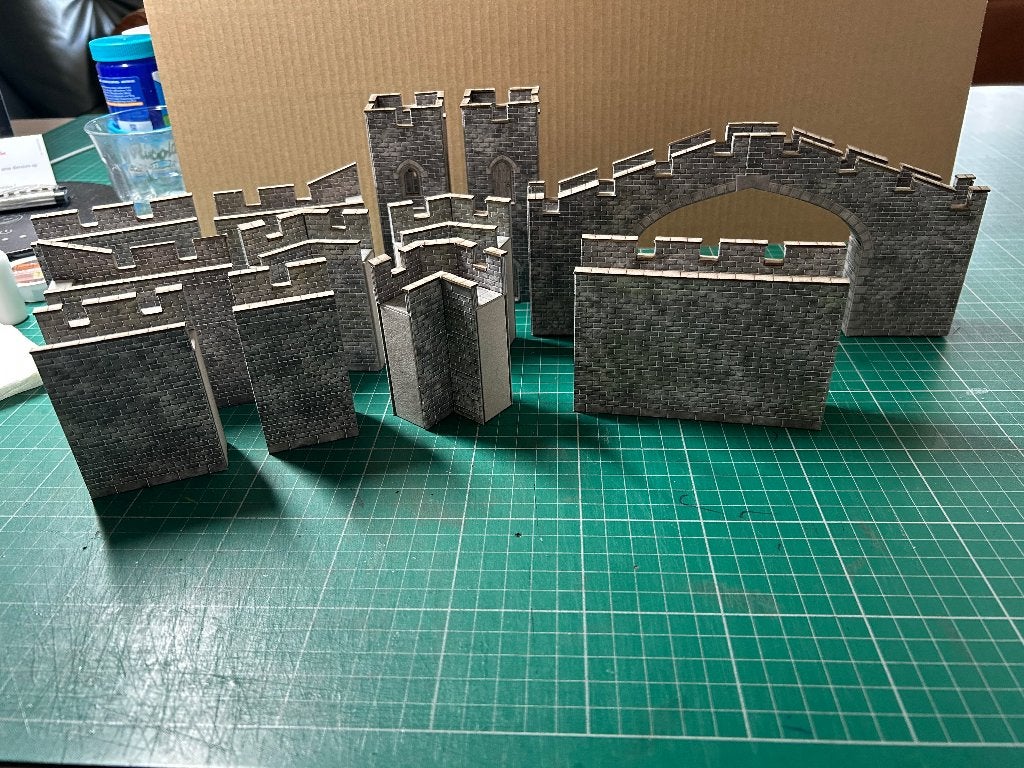 Modelbouw 1/87, Engelse huisjes, Ophalen, Gebruikt, Groter dan 1:35, Diorama