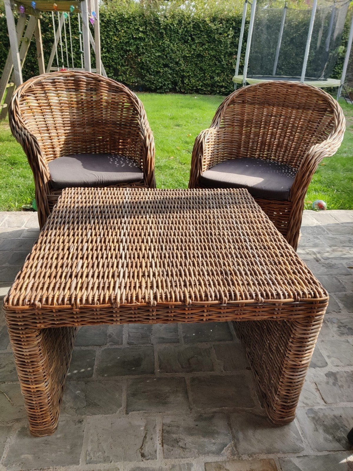 Rotan-stoelen en tafel gratis op te halen, Ophalen, Rotan