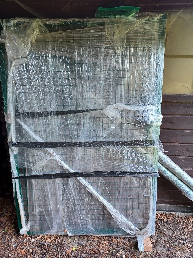 Dubbele tuinpoort, Ophalen, Nieuw, 150 tot 200 cm, IJzer