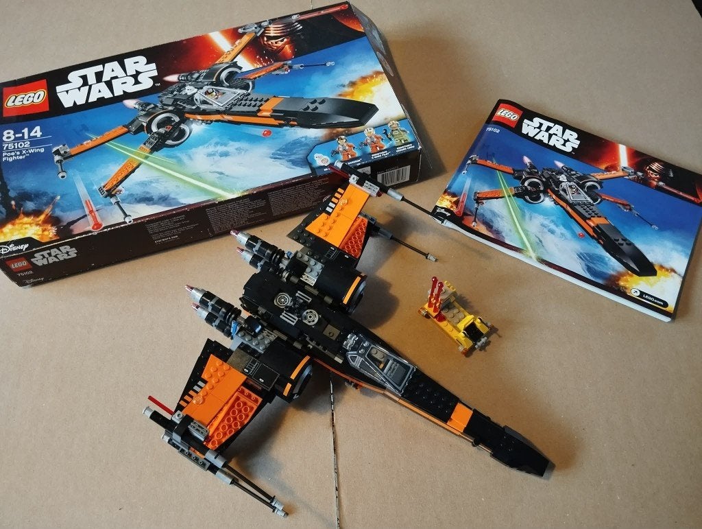 LEGO Star Wars 75102 Poe's X-wing gevechtsvliegtuig, Gebruikt, Star Wars, Lego, Ophalen of Verzenden