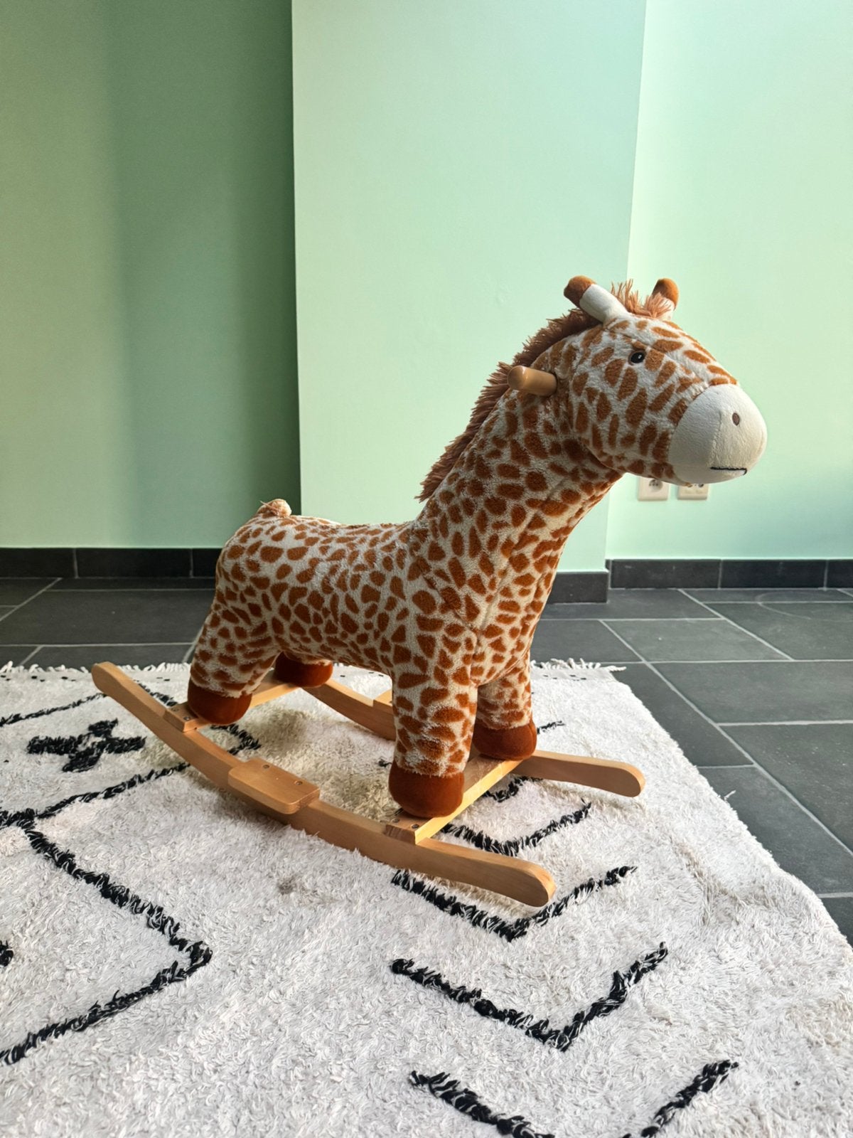 Schommeldier giraf Bloomingville, Kinderen en Baby's, Speelgoed | Hobbelfiguren, Ophalen, Gebruikt