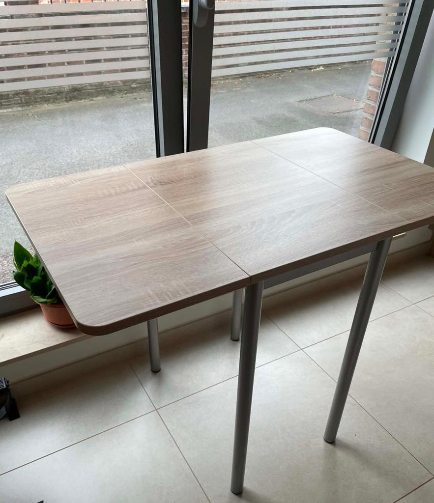 Inklapbare (keuken)tafel (1m), 100 à 150 cm, Enlèvement, Utilisé, 50 à 100 cm