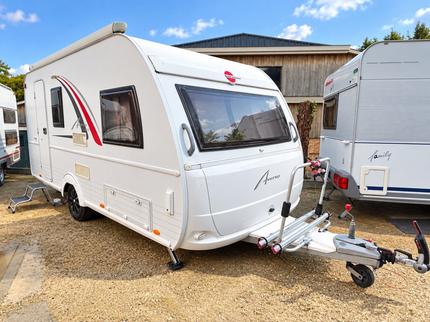 Mooie Burstner Averso 430ts, Mover, luifel, voortent,bj 2013, Vast bed, Bürstner, Tot en met 4, Luifel