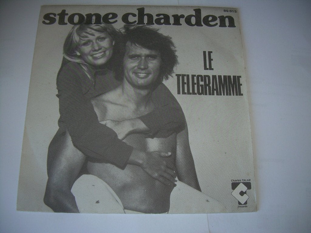 SINGLE 45T - Stone Charden‎ — Le Télégramme, Enlèvement ou Envoi, 7 inch, Comme neuf, Pochette photo
