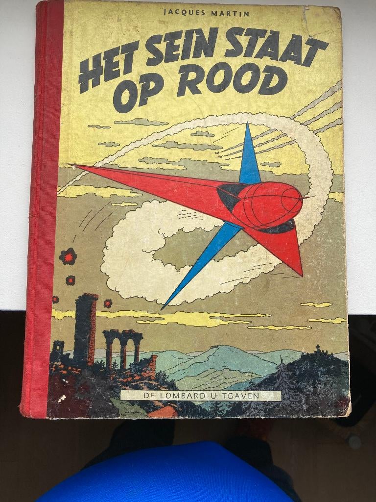 het sein staat op rood, Eén stripboek, Jacques Martin, Ophalen, Gelezen