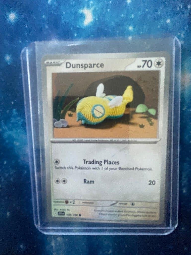 Dunsparce pokemon kaart, Ophalen, Zo goed als nieuw, Losse kaart, Foil